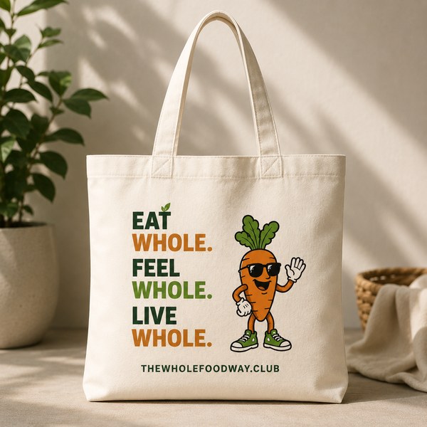 Dark Green Chill Carrot Tote